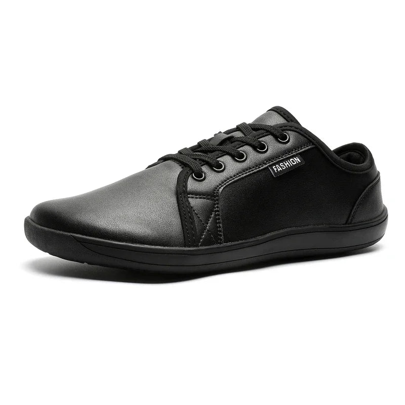 The Wide Toe BareFlex™ Leather Sneaker